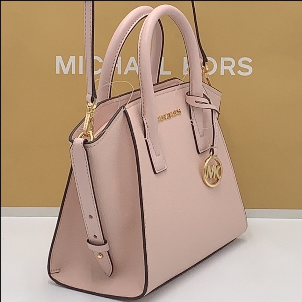 Michael Kors Avril Small Leather Top-Zip Satchel and Small Wallet Coinpouch Set - Picture 8 of 16
